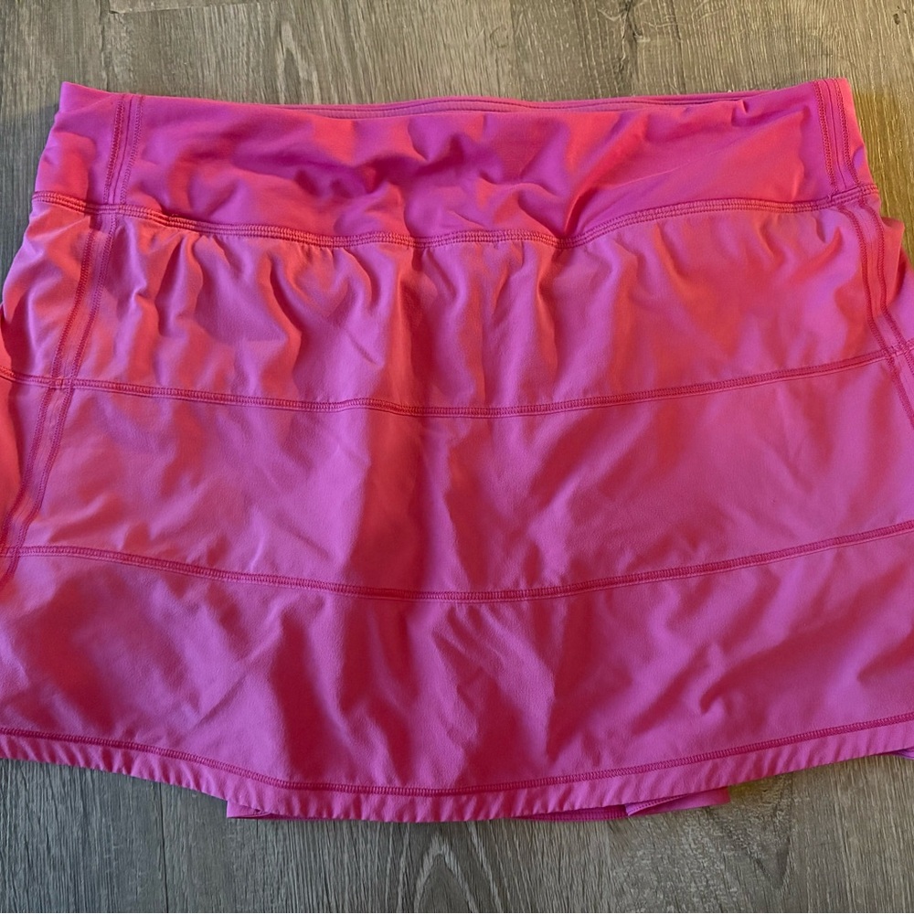 Lululemon Athletica Bright Pink Mini Skort